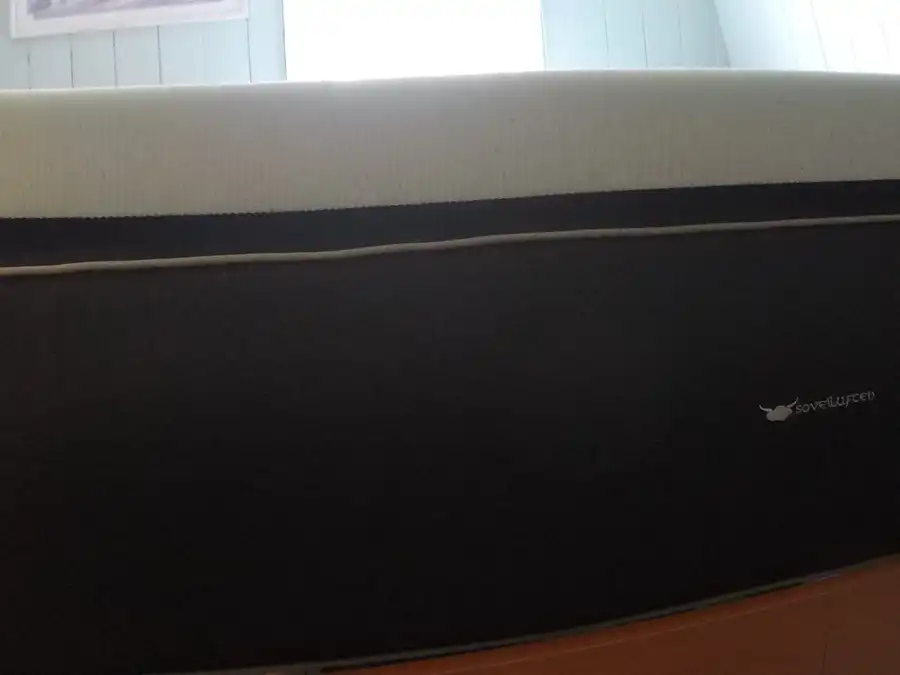 Stage 3: Applying a comfort foam topper over the air bed cover