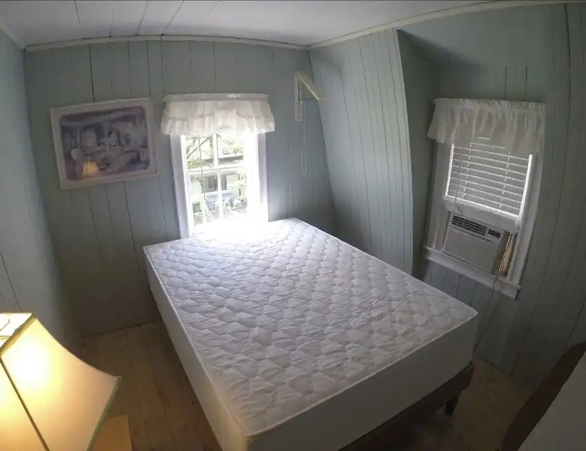 Stage 4: Completed permanent home bed utilizing an air mattress core